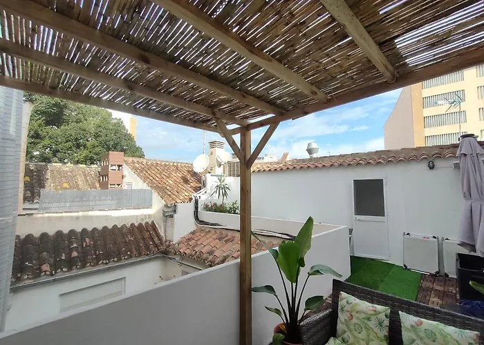 Terrace&3 floors flat in Center
